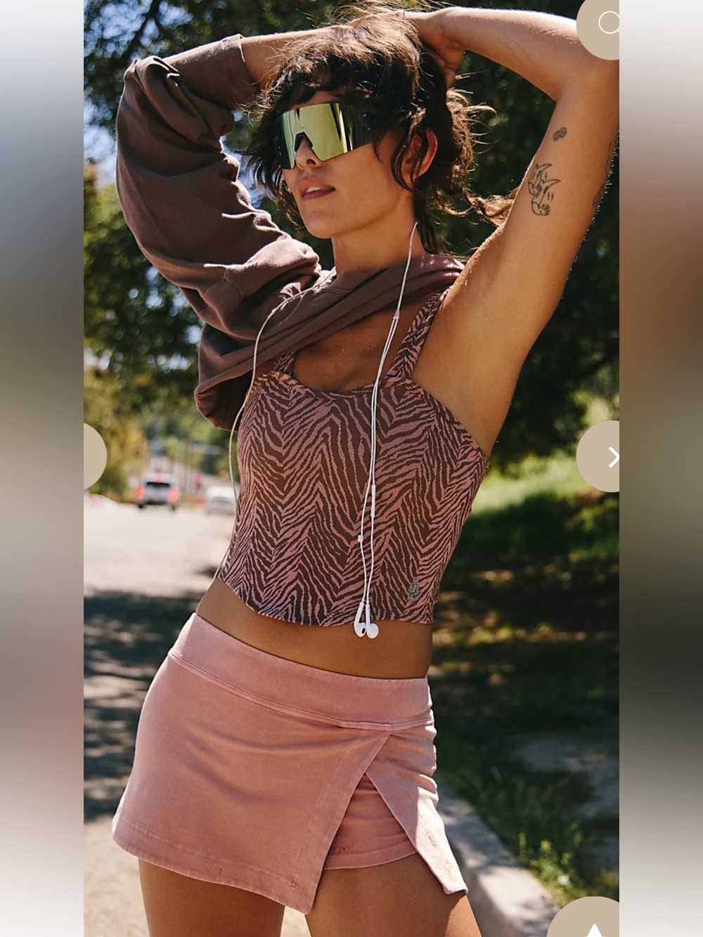 Free People Hot Shot Mini Skort